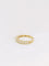 Bague 53.5 Demi-alliance vintage en or et diamants en serti clos 58 Facettes J153