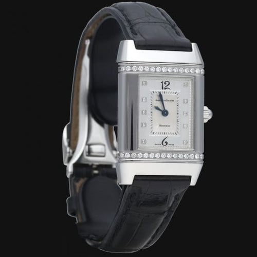 Montre Jaeger Lecoultre Montre Reverso Classique Florale Lady 58 Facettes MT41406