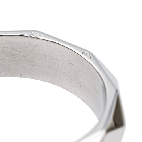 Bague 54 Boucheron Bague  Alliance Facettes Or blanc 58 Facettes 4363200CN