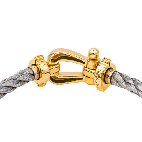 Bracelet Fred Bracelet Force10 Or jaune, Acier 58 Facettes 4289524RV