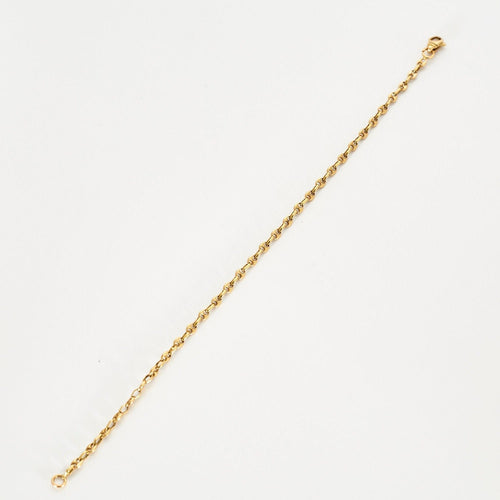 Bracelet Chaine or jaune gourmette 58 Facettes LP173-LP174