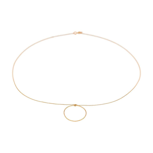 Collier Ginette NY Collier Baby circle Or rose 58 Facettes 4821974RV