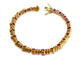 Bracelet or jaune diamants rubis