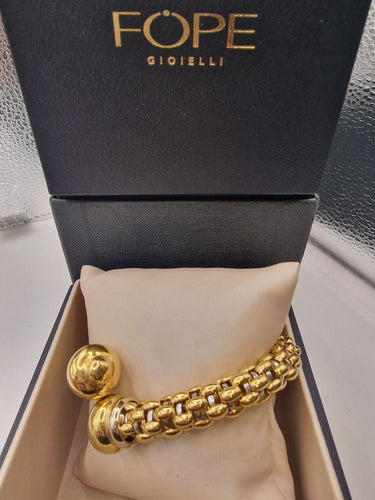 Bracelet Fope - Bracelet en or jaune et or blanc 18k 58 Facettes