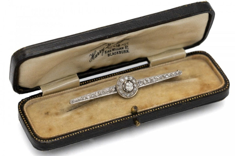 Broche Broche ancienne en or et diamants, début du XXe siècle 58 Facettes 9856