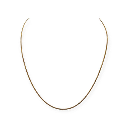 Collier Chaîne maille gourmette 50 cm en or jaune 750 58 Facettes 330089854