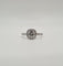 Bague 52 Bague or blanc sertie d'un diamant GIA et diamants naturels 58 Facettes