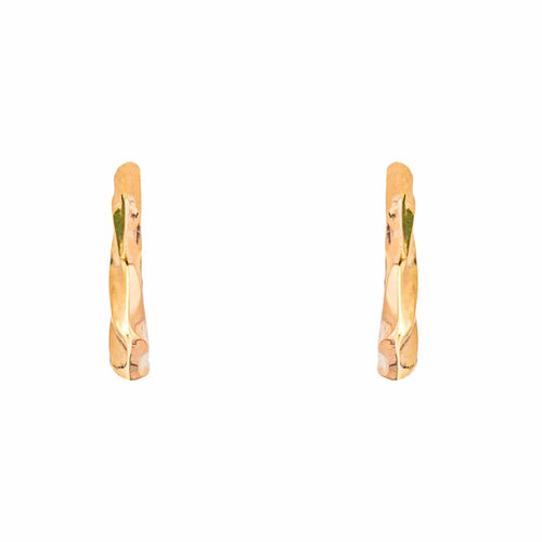 Boucles d'oreilles Créoles  Or rose