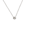 Collier Collier pendentif en or gris 18K avec diamant taille ancienne 0,80 ct I-VS - 40 cm 58 Facettes FB10470