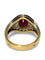 Bague 53 Bague ancienne or jaune rubis et diamants 58 Facettes 880