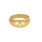 Bague jonc en or jaune et diamant