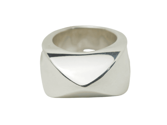 Bague 52 Bague Hermès vintage Palmyre en argent 58 Facettes 33194