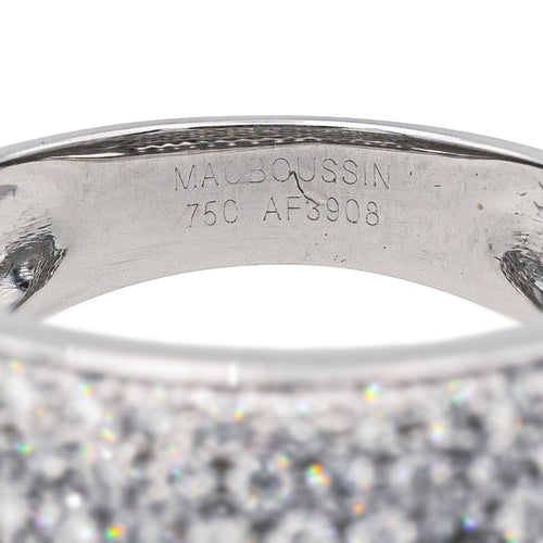 Bague 54 Mauboussin Bague C'est toi la star Or blanc Diamant 58 Facettes 3882135CN