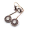 Boucles d'oreilles Boucles d'oreilles anciennes bas de gamme en or et diamants 58 Facettes