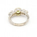 Bague 55.5 Bague en or jaune, argent et diamants 58 Facettes D363898SO