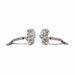 Boucles d'oreilles Boucles d'oreilles Dormeuses Or blanc Diamant 58 Facettes 3575736CN