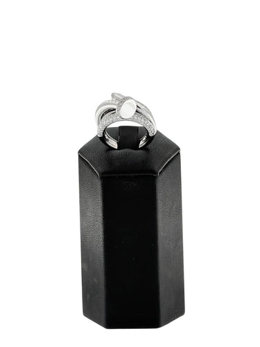 Ligne Vendome Bague or blanc diamants