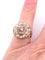 Bague 52 Bague en or rose sertie de diamants taille rose de 3,00 ct 58 Facettes