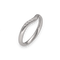 Bague 49 Demi-alliance Tiffany & Co Elsa Peretti en platine avec diamants 0,06 ct F-VVS - Taille 49 58 Facettes FB09446