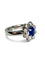 Bague 55 Bague marguerite or blanc saphir 1,62 ct et diamants 1,30 ct 58 Facettes 00081701