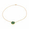 Collier Collier Or jaune Malachite, Diamant 58 Facettes 4891395CN