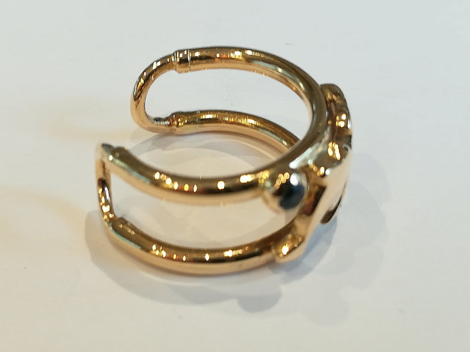 Bague 52 Bague Or Jaune Caplain saint André 58 Facettes