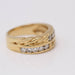 Ring 55 Ring 2 rings Yellow gold Diamonds 58 Facettes E360859