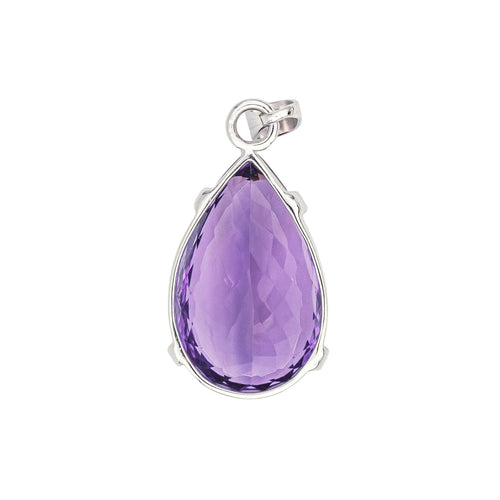 Pendentif Pendentif Or blanc Améthyste 58 Facettes 3944480CN