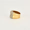 Bague 56 Bague large pavage Diamants 58 Facettes