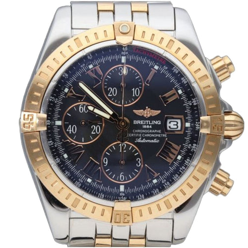 Montre Montre chronographe Breitling Chronomat Evolution 58 Facettes MT42125