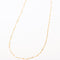Collier Chaîne vintage mailles alternées 46 cm or jaune 58 Facettes