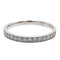 Bague 50 Mauboussin Bague Demi alliance Lovissime aussi Or blanc Diamant 58 Facettes 1155593CN