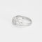 Bague 58 Bague jonc or blanc et diamants 58 Facettes GU188