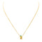 Gucci Collier Pendentif Ouroboros Or jaune Emeraude