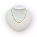 Figaro Mesh Chain Necklace yellow gold 58 Facettes 330052756