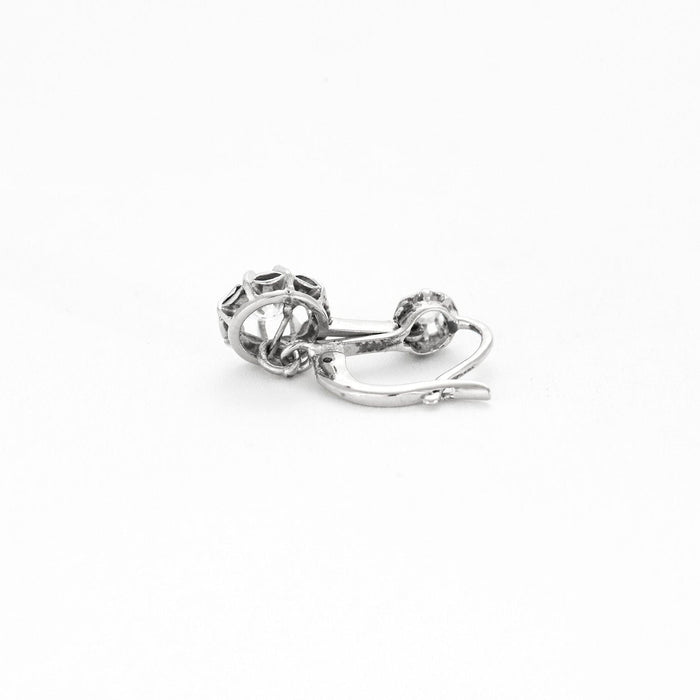 Boucles d'oreilles Boucles d’oreilles Dormeuses Art Déco or et diamants 0.90 ct 58 Facettes 240 305