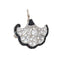Pendentif Broche pendentif vintage Art Déco en platine et or jaune, diamant et onyx 58 Facettes G14113
