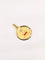 Pendentif Médaille amour Augis grand modèle Plus qu'hier moins que demain or jaune diamant rubis 58 Facettes J481