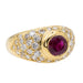 Bague 53.5 Bague Jonc Or jaune Rubis 58 Facettes 2957147CN