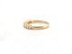 Bague 54 bague sertie de 9 diamants en or jaune 58 Facettes 260446
