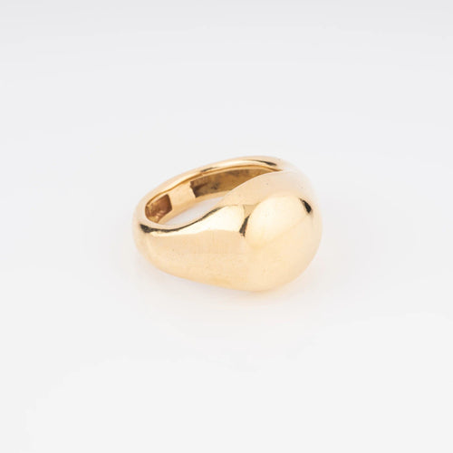 Bague 56.5 Bague chevalière or jaune 18k signée de la maison Chaumet 58 Facettes 1