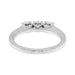 Bague 53 Bague Trilogie en or blanc avec diamants taille brillant 58 Facettes G3613