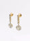 Boucles d'oreilles Boucles d'oreilles pendantes Belle Epoque diamants perles 58 Facettes J257B