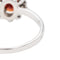 Bague 54 Bague Pompadour Or blanc Grenat 58 Facettes 3681303RV