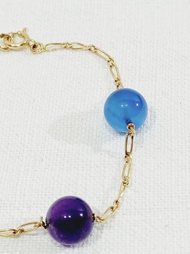 Bracelet Bracelet Or Perles Fantaisie 58 Facettes