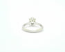 Bague Bague solitaire en or blanc avec diamants 58 Facettes