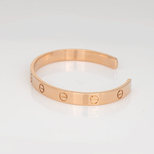Bracelet Cartier - Bracelet manchette Love Estate en or rose, bijou fin signé 58 Facettes G13771