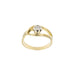 Ring 57 Solitaire ring with diamond 58 Facettes 25527