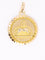 Pendentif PERROUD Médaille signe du zodiaque Taureau or jaune 58 Facettes 1176.3