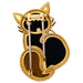 Clip Clip Van Cleef & Arpels, "Lucky Animals Chat", en or jaune, oeil de tigre et onyx. 58 Facettes 29925